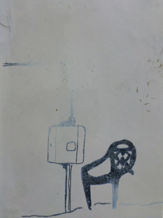 „o.T.“, Fineliner auf Papier, DinA5, 2009